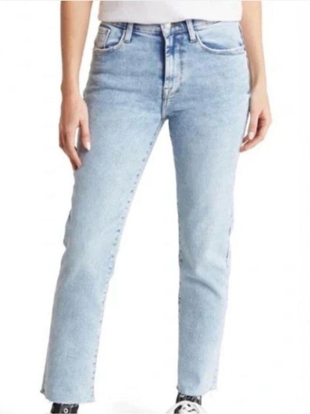 kensie Vintage Luxe Light Blue High-Rise Jeans - Picture 9 of 9